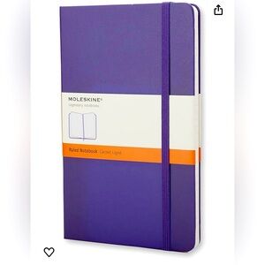 Moleskin lined notebook